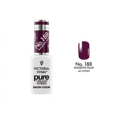 pure creamy hybrid salon color No.188 magenta plum